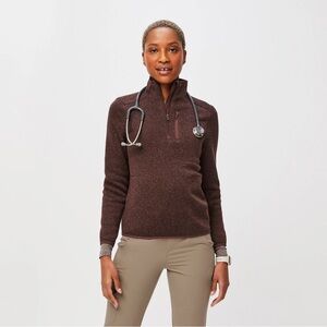 Figs On-Shift ¼ Zip Sweater Knit